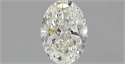Natural Diamond 0.70 Carats, Oval with  Cut, K Color, VS1 Clarity and Certified by GIA