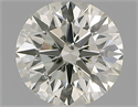 Natural Diamond 1.06 Carats, Round with Excellent Cut, L Color, SI2 Clarity and Certified by GIA