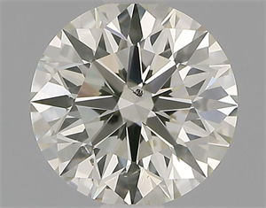 Picture of Natural Diamond 1.06 Carats, Round with Excellent Cut, L Color, SI2 Clarity and Certified by GIA