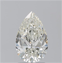 Diamante Natural 2.01 quilates, De pera , Color J, claridad SI2 y certificado GIA