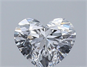 Natural Diamond 0.31 Carats, Heart with  Cut, D Color, VVS1 Clarity and Certified by GIA