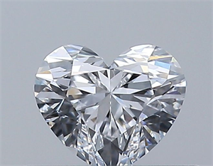 Picture of Natural Diamond 0.31 Carats, Heart with  Cut, D Color, VVS1 Clarity and Certified by GIA