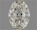 Natural Diamond 1.20 Carats, Oval with  Cut, I Color, VS1 Clarity and Certified by GIA