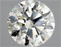 Diamante Natural 2.50 quilates, Redondo , Color K, claridad SI1 y certificado GIA