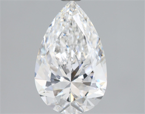 Picture of Natural Diamond 1.50 Carats, Pear with  Cut, D Color, VVS2 Clarity and Certified by GIA