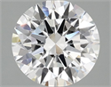 Lab Grown Diamond 2.01 Carats, Round with Ideal Cut, D Color, VVS2 Clarity and Certified by IGI
