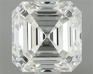 Foto Diamante Natural 1.00 quilates, Asscher , Color I, claridad VS1 y certificado GIA de