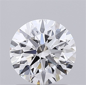 Picture of Lab Grown Diamond 1.05 Carats, Round with Ideal Cut, D Color, VVS2 Clarity and Certified by IGI