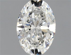 Picture of Natural Diamond 0.51 Carats, Oval with  Cut, F Color, IF Clarity and Certified by GIA