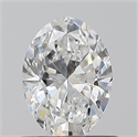 Natural Diamond 0.70 Carats, Oval with  Cut, E Color, VS2 Clarity and Certified by GIA