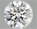 Lab Grown Diamond 3.02 Carats, Round with Excellent Cut, E Color, VVS2 Clarity and Certified by IGI
