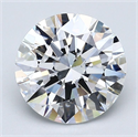 Diamante Natural 3.01 quilates, Redondo , Color E, claridad SI1 y certificado GIA