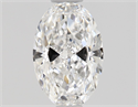 Natural Diamond 0.60 Carats, Oval with  Cut, D Color, VS1 Clarity and Certified by GIA