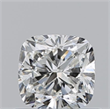 Natural Diamond 0.70 Carats, Cushion with  Cut, H Color, VS1 Clarity and Certified by GIA