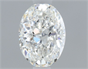 Natural Diamond 0.50 Carats, Oval with  Cut, F Color, VS2 Clarity and Certified by GIA