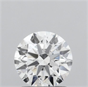 Lab Grown Diamond 1.24 Carats, Round with Ideal Cut, D Color, VS1 Clarity and Certified by IGI