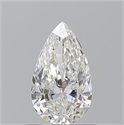 Diamante Natural 0.70 quilates, De pera , Color H, claridad VS2 y certificado GIA