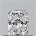 Natural Diamond 0.33 Carats, Radiant with  Cut, D Color, VS1 Clarity and Certified by GIA