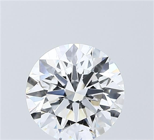 Picture of Lab Grown Diamond 2.00 Carats, Round with Ideal Cut, D Color, VVS2 Clarity and Certified by IGI