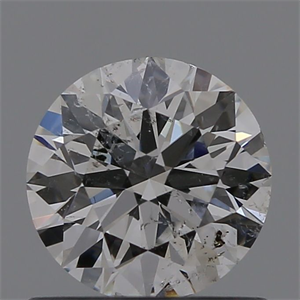Picture of Natural Diamond 0.69 Carats, Round with Excellent Cut, E Color, I1 Clarity and Certified by GIA