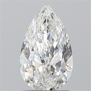 Foto Diamante Natural 1.20 quilates, De pera , Color F, claridad SI1 y certificado GIA de