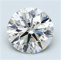 2.00 quilates, Redondo Diamante , Color J, claridad SI2 y certificado por GIA