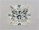 Natural Diamond 1.72 Carats, Princess with  Cut, H Color, I1 Clarity and Certified by GIA