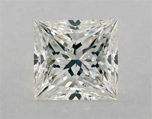 Picture of Natural Diamond 1.72 Carats, Princess with  Cut, H Color, I1 Clarity and Certified by GIA