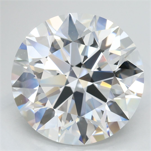 Picture of Lab Grown Diamond 5.15 Carats, Round with Excellent Cut, D Color, VVS1 Clarity and Certified by GIA