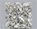 Natural Diamond 2.22 Carats, Princess with  Cut, J Color, VS1 Clarity and Certified by GIA