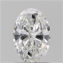 Natural Diamond 1.20 Carats, Oval with  Cut, E Color, SI2 Clarity and Certified by GIA