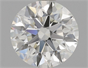 Natural Diamond 1.20 Carats, Round with Excellent Cut, H Color, VVS1 Clarity and Certified by HRD
