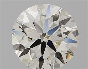 Picture of Natural Diamond 0.70 Carats, Round with Excellent Cut, I Color, VVS2 Clarity and Certified by IGI