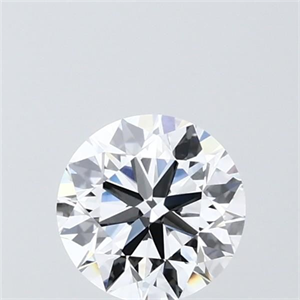 Picture of Lab Grown Diamond 1.00 Carats, Round with Excellent Cut, D Color, VVS2 Clarity and Certified by IGI