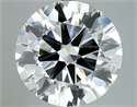 Lab Grown Diamond 8.09 Carats, Round with Excellent Cut, G Color, VVS2 Clarity and Certified by IGI
