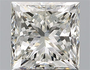 Picture of Natural Diamond 1.20 Carats, Princess with  Cut, I Color, VVS1 Clarity and Certified by GIA