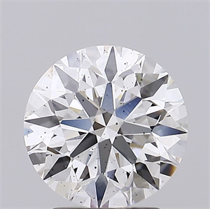 Picture of Lab Grown Diamond 2.37 Carats, Round with Ideal Cut, E Color, SI1 Clarity and Certified by IGI