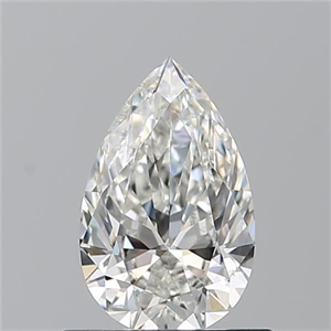 Picture of Natural Diamond 0.70 Carats, Pear with  Cut, H Color, VVS2 Clarity and Certified by GIA