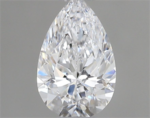 Picture of Natural Diamond 0.41 Carats, Pear with  Cut, D Color, SI1 Clarity and Certified by GIA