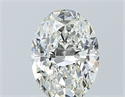 Natural Diamond 0.90 Carats, Oval with  Cut, I Color, VS1 Clarity and Certified by GIA