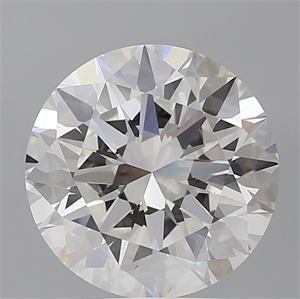 Picture of Lab Grown Diamond 4.50 Carats, Round with Excellent Cut, F Color, VVS2 Clarity and Certified by IGI