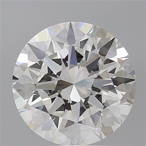 Picture of Lab Grown Diamond 4.50 Carats, Round with Excellent Cut, F Color, VVS2 Clarity and Certified by IGI