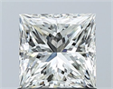 Natural Diamond 1.02 Carats, Princess with  Cut, H Color, VVS2 Clarity and Certified by IGI