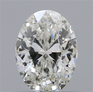 Picture of Natural Diamond 0.50 Carats, Oval with  Cut, H Color, VVS2 Clarity and Certified by GIA