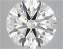 Lab Grown Diamond 7.36 Carats, Round with Ideal Cut, H Color, VS2 Clarity and Certified by IGI
