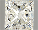 Diamante Natural 3.02 quilates, Princesa , Color J, claridad VS2 y certificado GIA