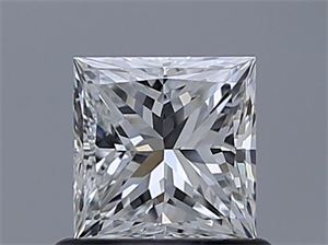 Foto Diamante Natural 0.70 quilates, Princesa , Color F, claridad VVS1 y certificado GIA de