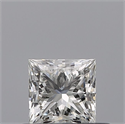 Natural Diamond 0.41 Carats, Princess with  Cut, G Color, VVS2 Clarity and Certified by GIA