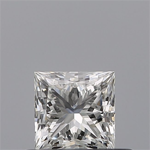 Picture of Natural Diamond 0.41 Carats, Princess with  Cut, G Color, VVS2 Clarity and Certified by GIA