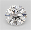Lab Grown Diamond 2.01 Carats, Round with Ideal Cut, F Color, VVS2 Clarity and Certified by IGI